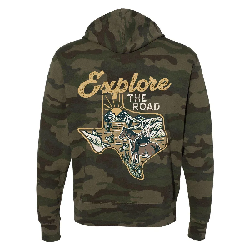 Buy More, Save More Explore the Road Texas Zipper Hoodie