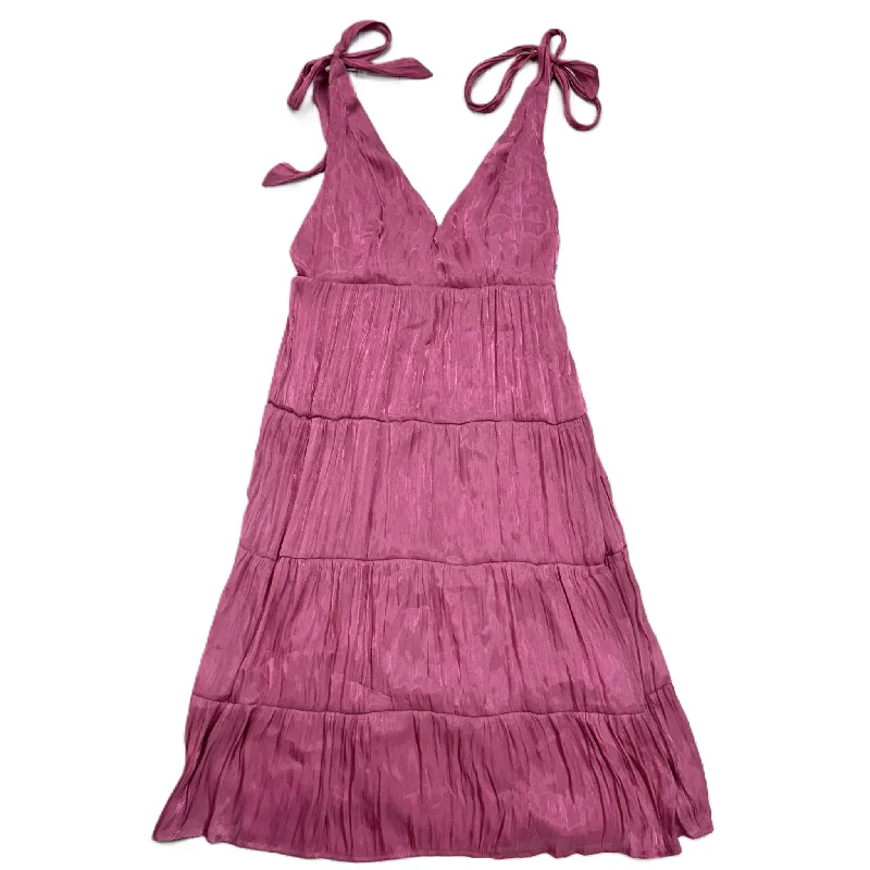 Price Cut Dress Party Midi By Lulus In Pink, Size: Xl