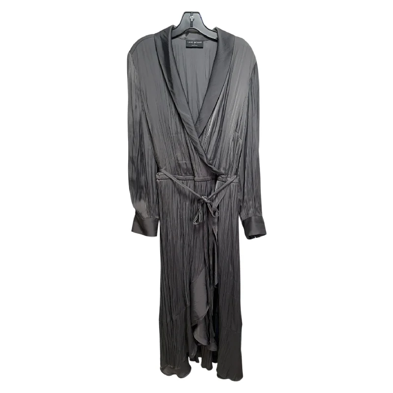 Must-Have Deals Dress Casual Maxi By Lane Bryant In Grey, Size: 2x