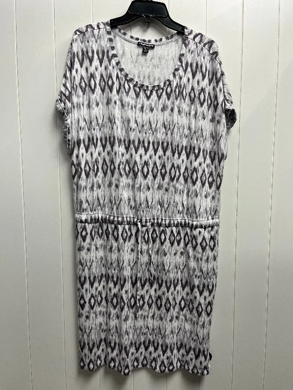 Online Only Dress Casual Short By Hilary Radley In Purple, Size: Xxl