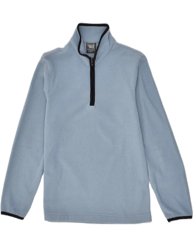 Today’s Special THINK PINK Womens Zip Neck Fleece Jumper UK 6 XS Blue