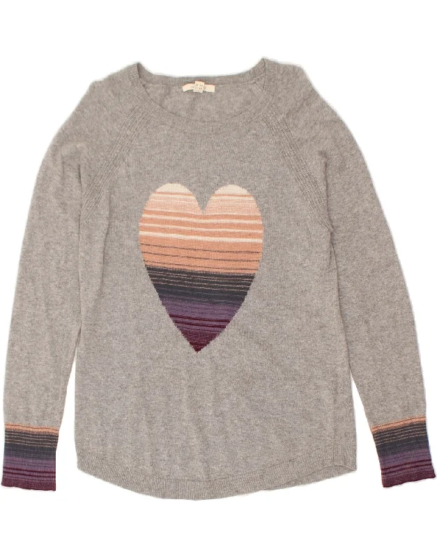 Exclusive Preview WHITE STUFF Womens Graphic Boat Neck Jumper Sweater UK 10 Small Grey Exclusive Preview WHITE STUFF Womens Graphic Boat Neck Jumper Sweater UK 10 Small Grey