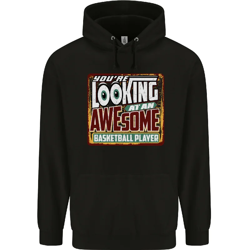 Limited Time Discount An Awesome Basketball Player Mens 80% Cotton Hoodie