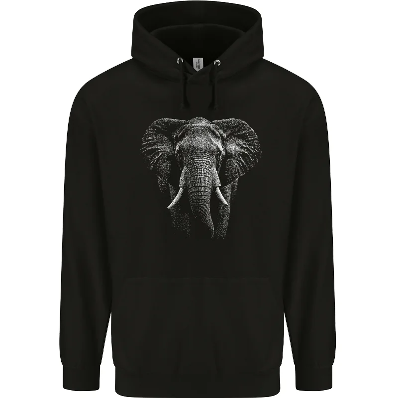 Weekend Deal An Awesome Elephant Mens 80% Cotton Hoodie