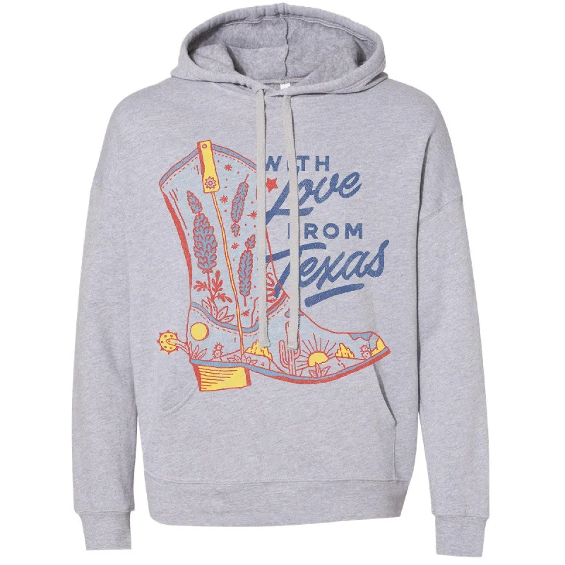 Exclusive Savings With Love Texas Drop Shoulder Hoodie
