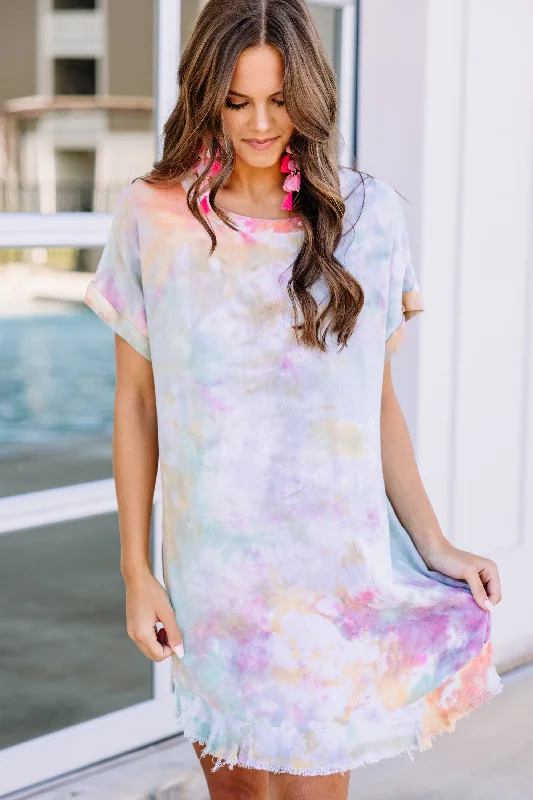 Stock Clearance On The Line Yellow Linen Dress