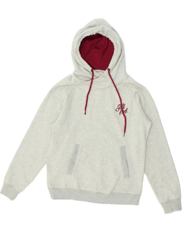 Price Rollback SALTROCK Womens Hoodie Jumper UK 10 Small Grey Cotton