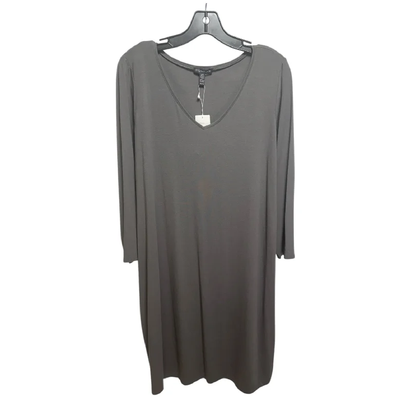 Great Bargains Dress Casual Maxi By Eileen Fisher In Grey, Size: Xl