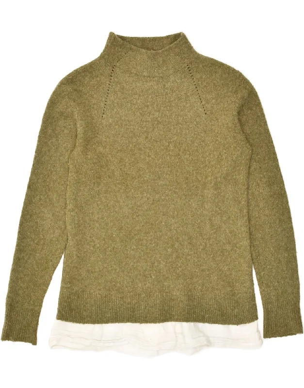 Steals and Deals FAT FACE Womens Turtle Neck Jumper Sweater UK 8 Small Green Acrylic Steals and Deals FAT FACE Womens Turtle Neck Jumper Sweater UK 8 Small Green Acrylic