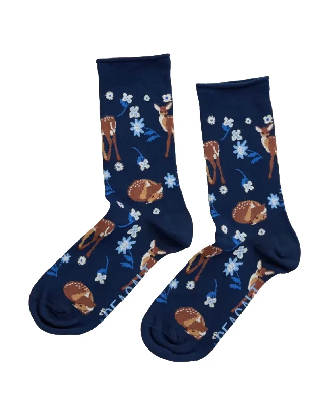 Deep Discounts Bamboo Arty Socks - Gatehouse Dark Night