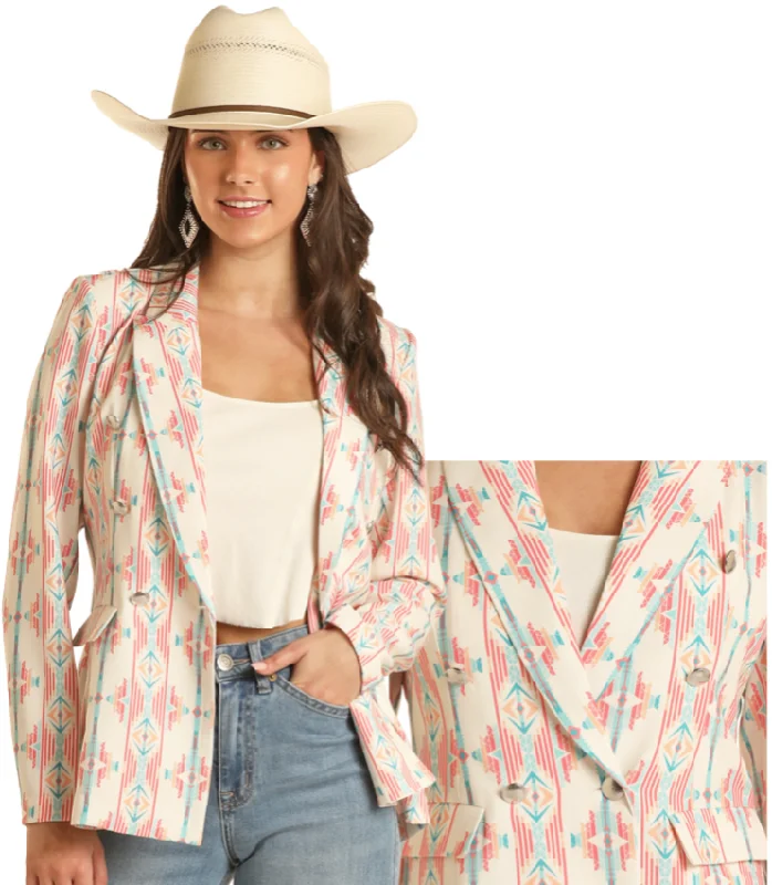 Can't Be Beat Rock & Roll Denim Suit Jacket Women's BW92T03727