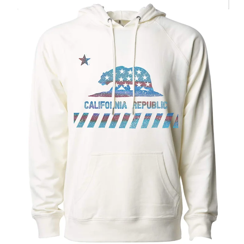 Markdowns California Star Flag Raglan Hoodie