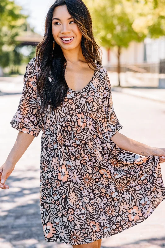 Take Advantage Make A Way Olive Green Floral Dress