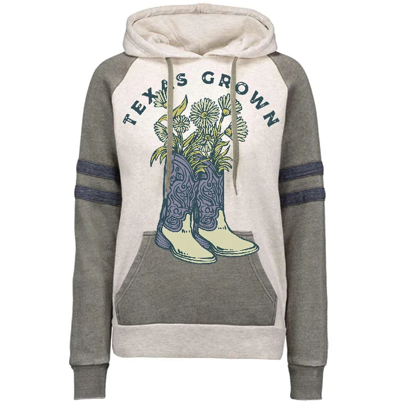 Amazing Deals Texas Grown Varsity Hoodie