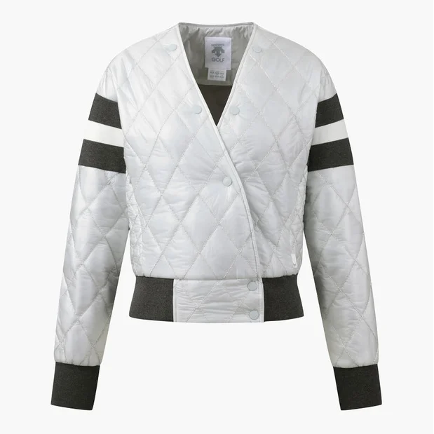 Early Access DESCENTE 23FW WOMEN'S V-NECK DIA QUILITING DOWN JACKET