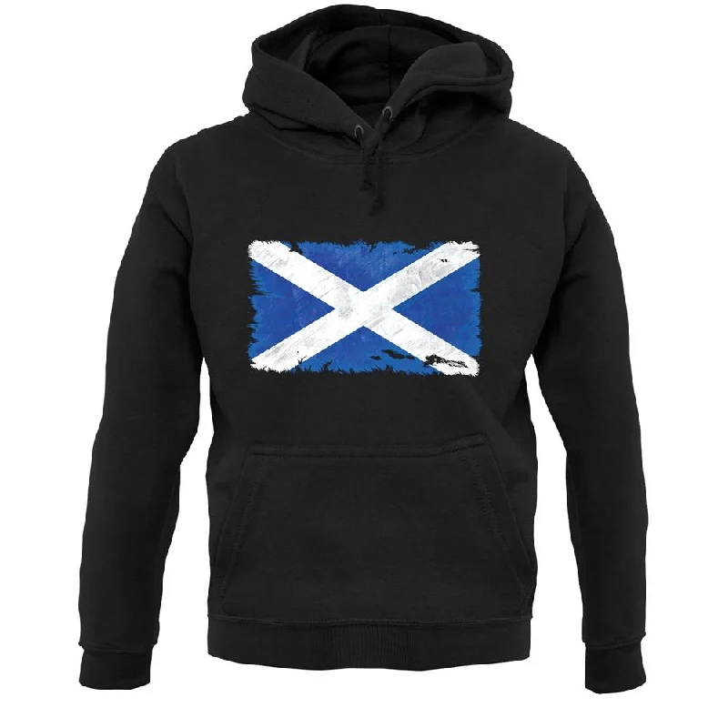 Super Sale Scotland Grunge Style Flag Unisex Hoodie