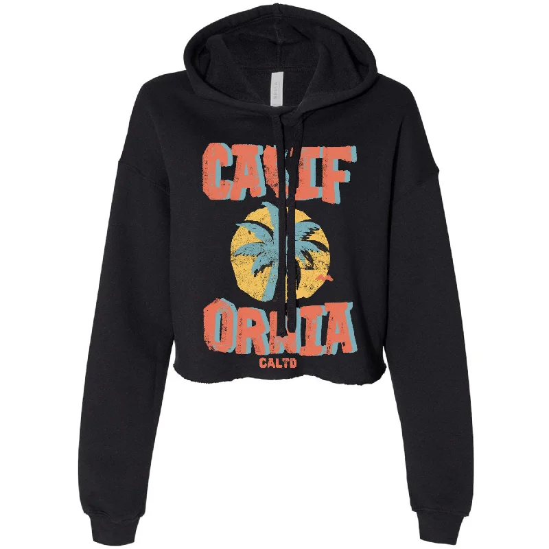 Unbeatable Prices Sunset California Love Cropped Hoodie