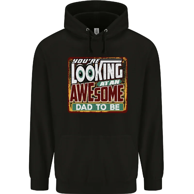 Today's Special An Awesome Dad to Be New Daddy Baby Mens 80% Cotton Hoodie