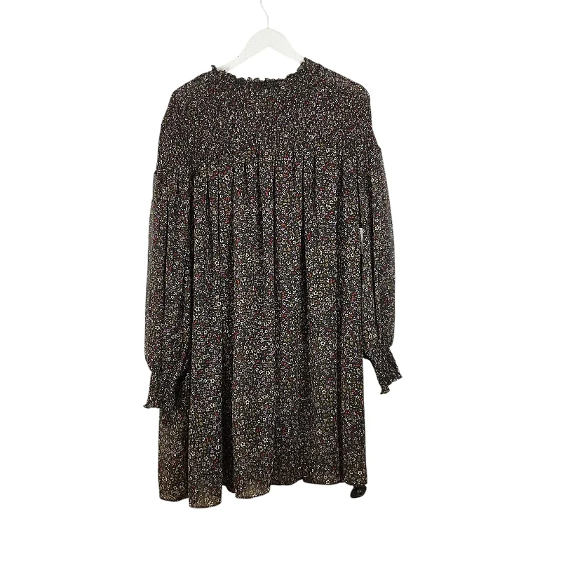 Price Drop Dress Casual Midi By Terra & Sky In Floral Print, Size: 1x