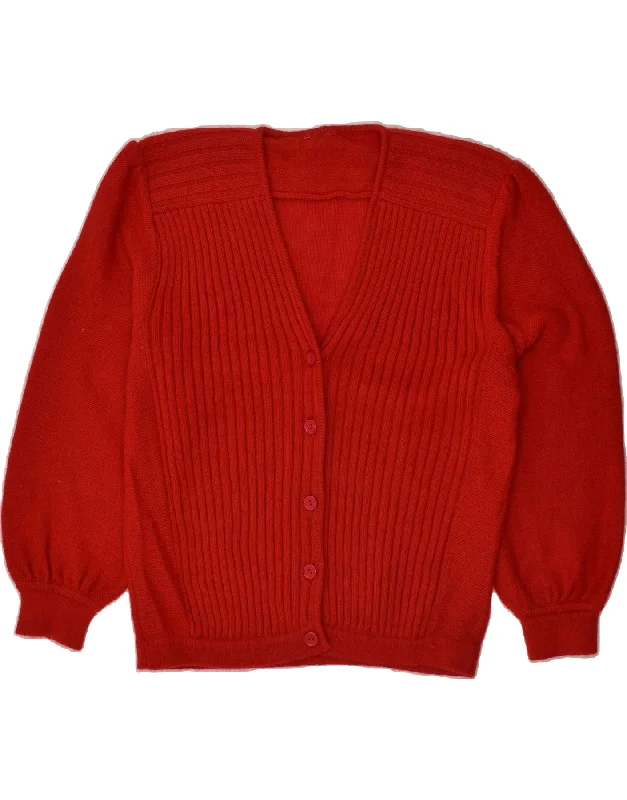 Exclusive Access VINTAGE Womens Cardigan Sweater UK 16 Large Red