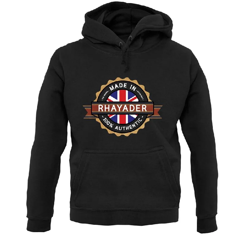 Instant Savings Made In Rhayader 100% Authentic Unisex Hoodie