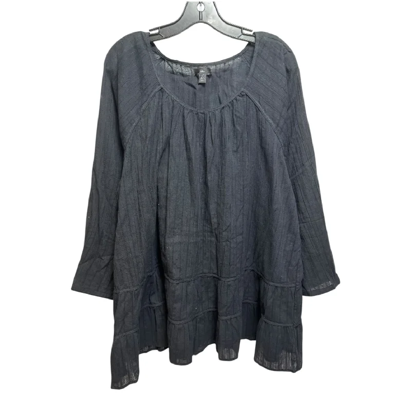 Low Prices Dress Casual Short By Ellos In Black, Size: 1x