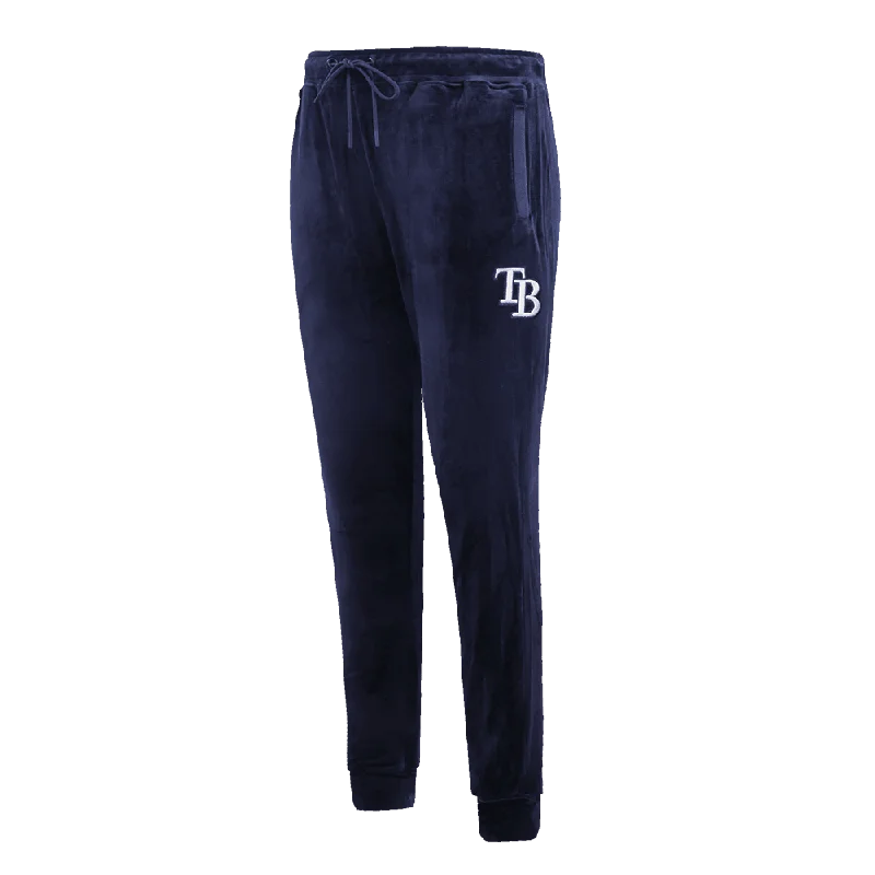 Deal of the Day Rays Women's Pro Standard Navy Velour Jogger Pants