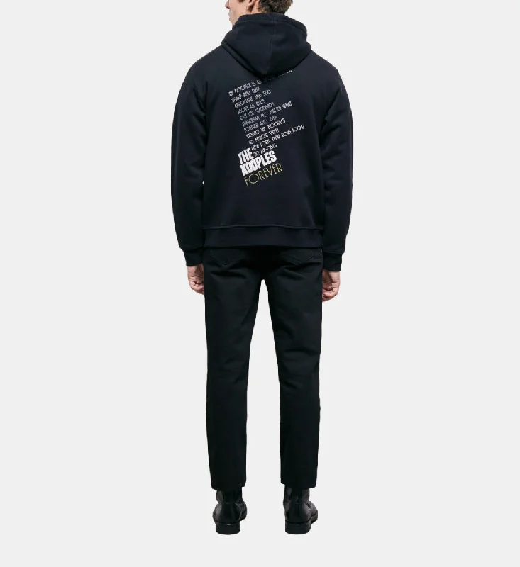 Special Savings Hoodie With Tiger Screen Print | Men | Black x Antic Gold