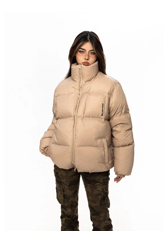 Price Cut Stand Collar White Duck Down Jacket