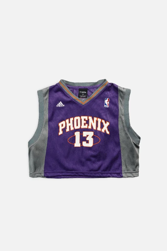Weekend Deal Rework Phoenix Suns NBA Crop Jersey - M