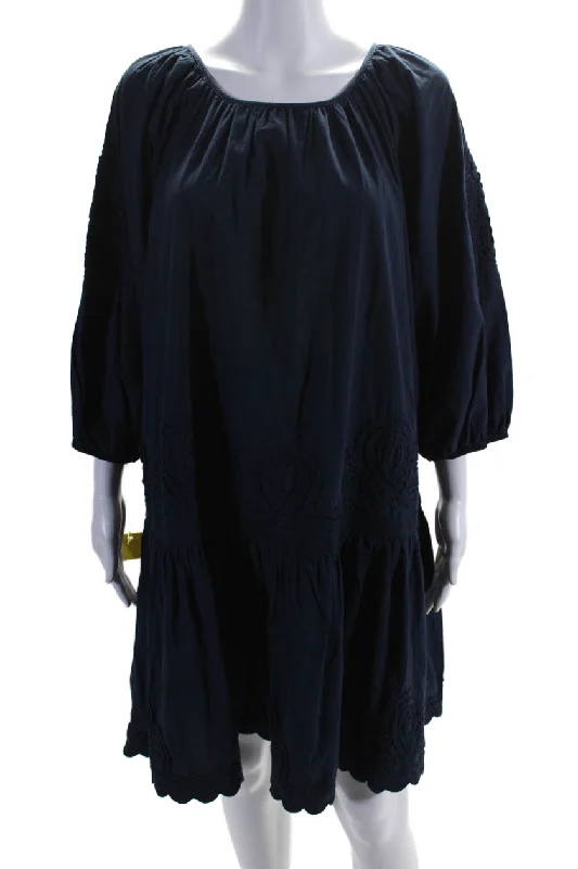 Referral Discount 0039 Italy Womens Cotton Boat Neck Ruffled Hem Drop Waist Dress Navy Referral Discount 0039 Italy Womens Cotton Boat Neck Ruffled Hem Drop Waist Dress Navy