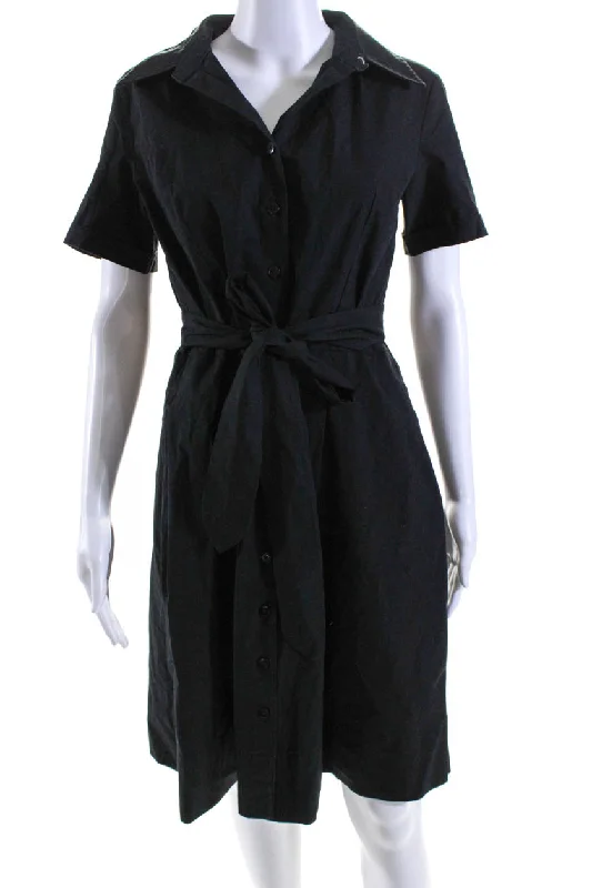 Big Discounts Frances Valentine Womens Short Sleeve Belted A Line Shirt Dress Black Big Discounts Frances Valentine Womens Short Sleeve Belted A Line Shirt Dress Black