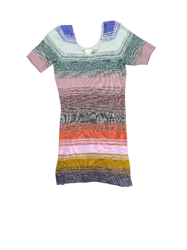Don’t Miss Out Dress Sweater By Anthropologie In Multi-colored, Size: 3x