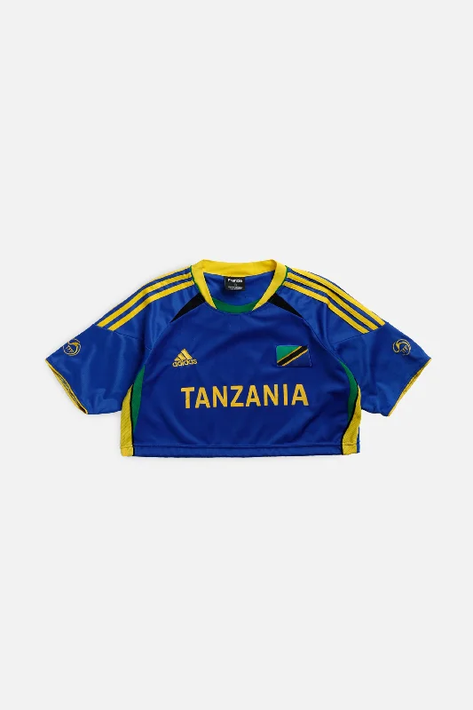 Shop and Save Rework Crop Tanzania Soccer Jersey - S