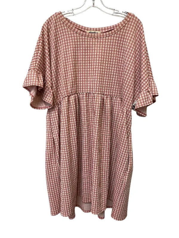 Exclusive Savings Dress Casual Short By Haptics In Pink, Size: 3x
