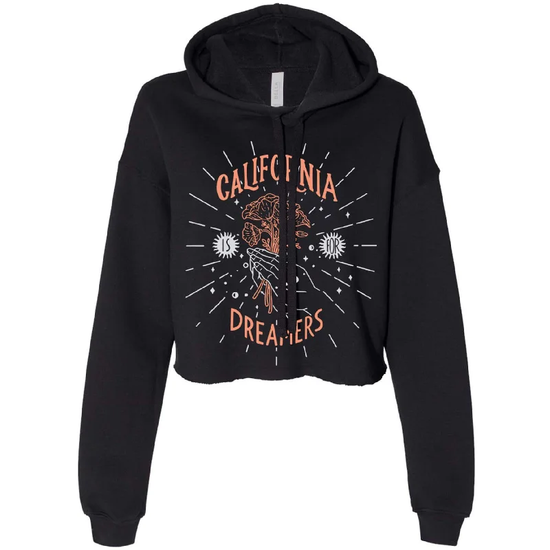 Don't Wait California Dreamers Cropped Hoodie