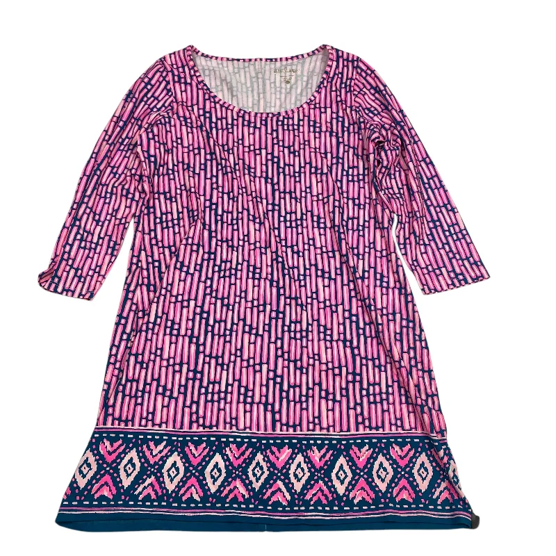 Great Deals Dress Designer By Lilly Pulitzer In Green & Pink, Size: Xl