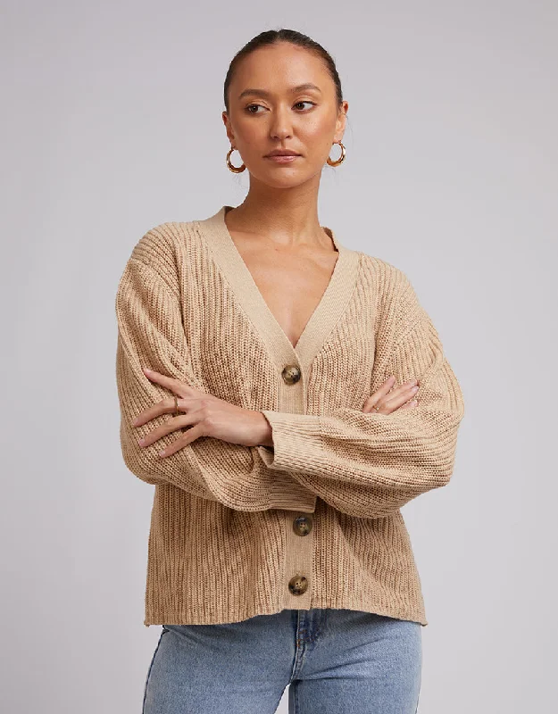 Deep Discounts Arlo Knit Cardi Oatmeal