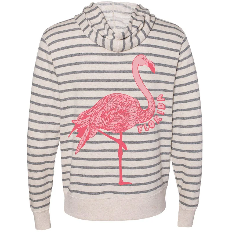 Sale Event Flamingo Florida Zipper Hoodie