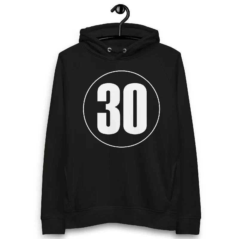 Limited Time Offer Unisex pullover hoodie: White on Black 30