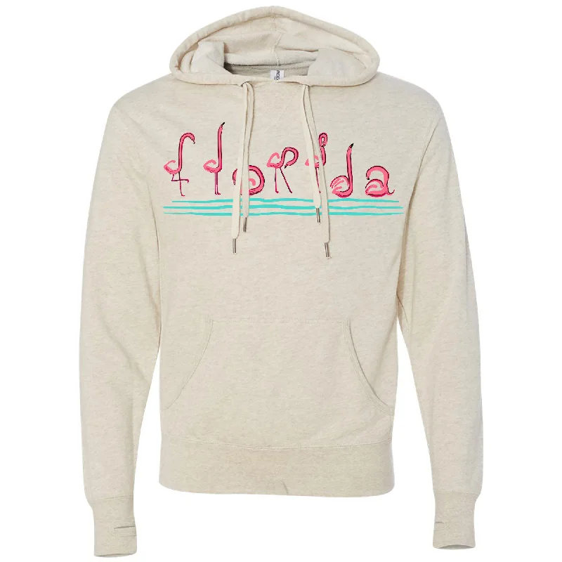Year-End Clearance Curvy Flamingos Florida Hoodie