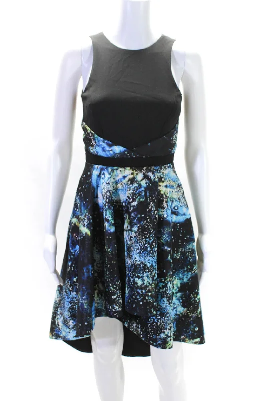 Deep Discounts nha khanh Womens Blue Into the Galaxy Dress Blue