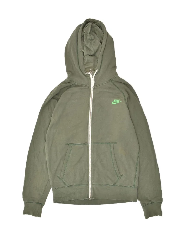 Holiday Sale NIKE Womens Oversized Graphic Zip Hoodie Sweater UK 10 Small Khaki Cotton Holiday Sale NIKE Womens Oversized Graphic Zip Hoodie Sweater UK 10 Small Khaki Cotton