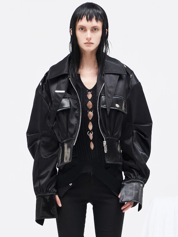 Anniversary Sale Stylish Leather Jacket With A Cool Vibe