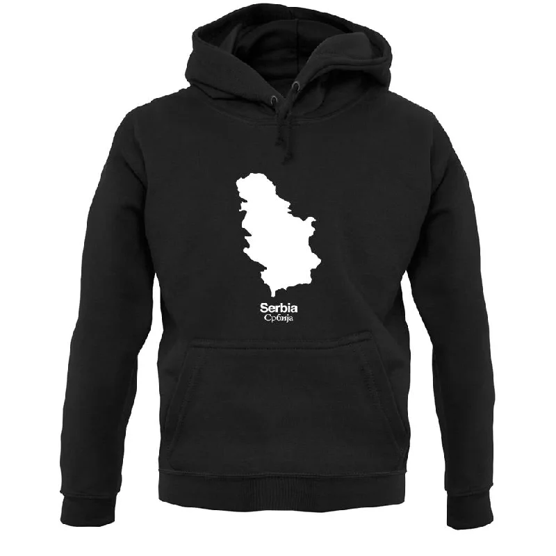 Best Deals Serbia Silhouette Unisex Hoodie