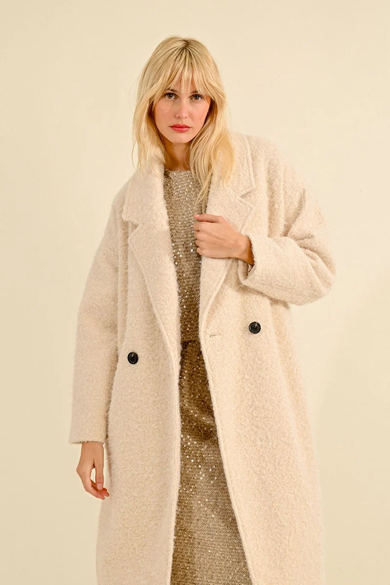 Lowest Prices Woven Coat (Off White)
