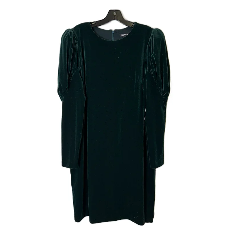 Limited Time Offer Dress Party Midi By Express In Green, Size: Xl
