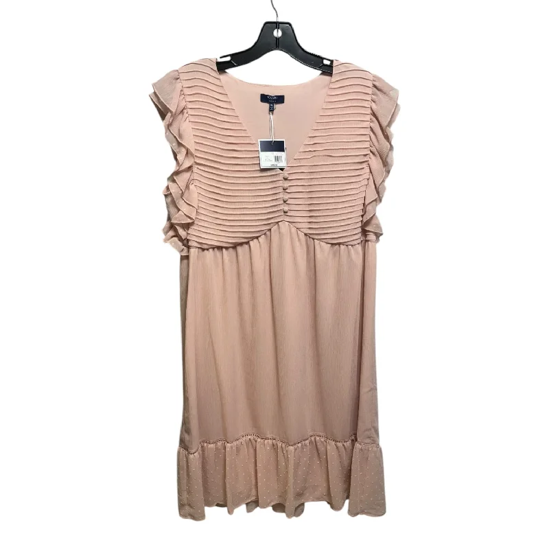Markdown Madness Dress Casual Maxi By Kaari Blue In Pink, Size: Xl