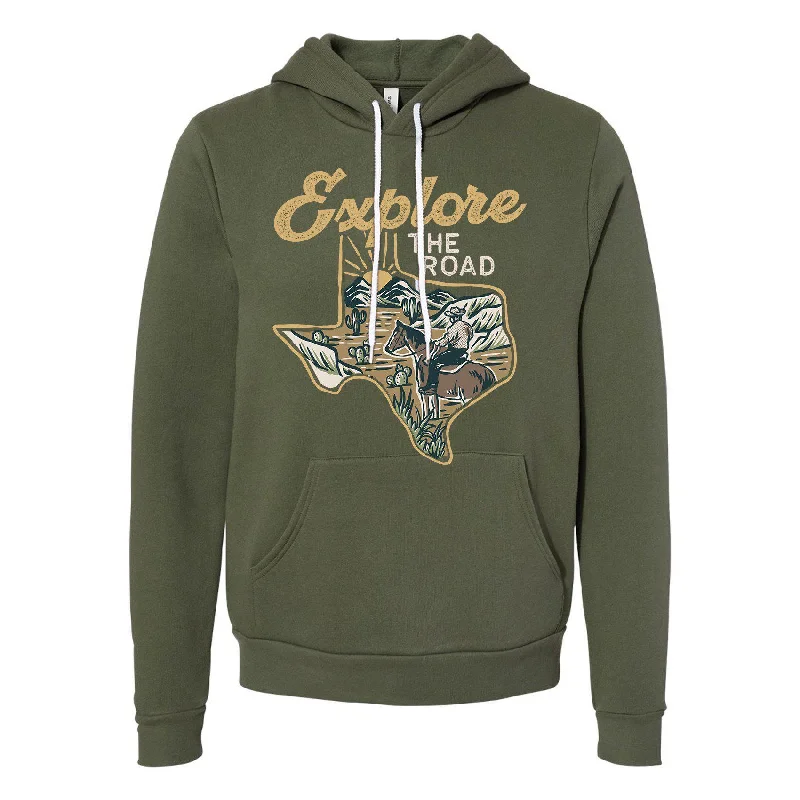 Members Only Explore the Road Texas Pullover Hoodie