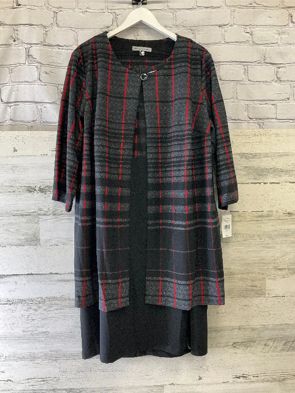Special Price Dress Set 2pc By Dannyandnicole In Black & Red, Size: 2x
